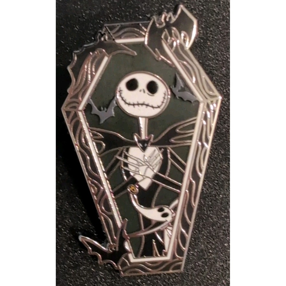 Disney Nightmare Before Christmas Coffin Pin Jack Skellington Zero Dog BoxLunch